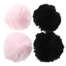  Lot de 4 pompons en forme de