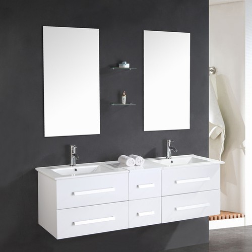 Meuble salle bain double - meuble,