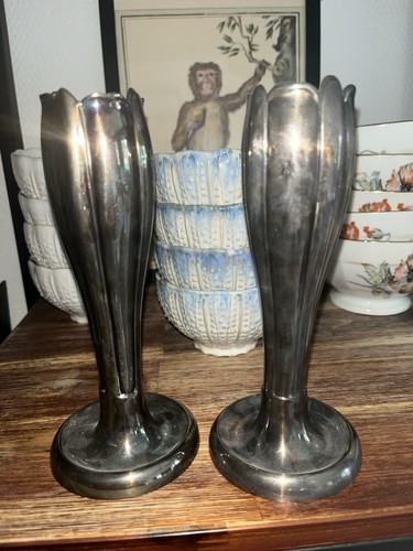 Vases tulipes art déco - 2,
