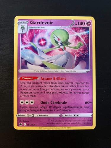 Carte pokémon rare gardevoir - carte,