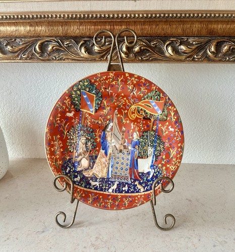 Vintage limoges plate dame - limoges,