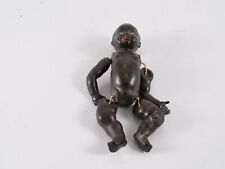 Petit Colin France Poupée noire tête d'aigle 13 poupon 12 cm