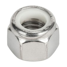 Stainless Steel Nylon Insert Hex Lock Nuts Nylock All Sizes and Quantities