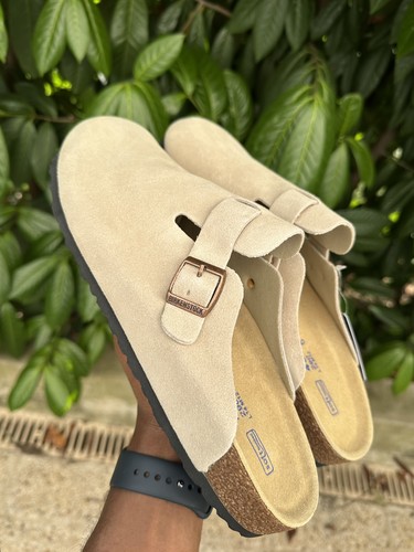 Birkenstock boston beige homme - boston,