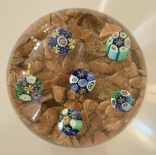 Sulfure Presse-Papier Signé