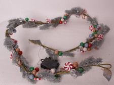 Pottery Barn Peppermint Twist Bauble String Lights, garland, 6' (multiple avail)