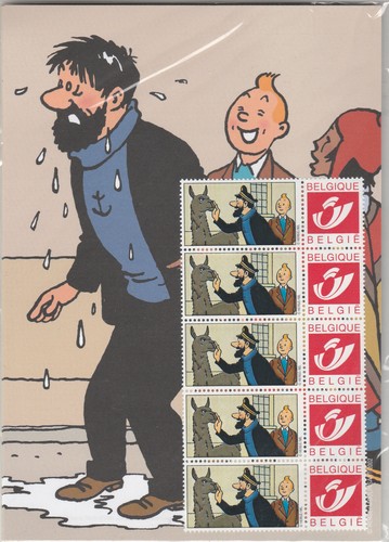 Herge tintin timbres set - herge,