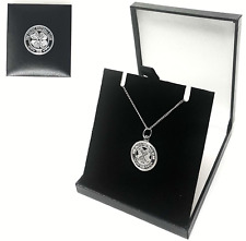 CELTIC FC STERLING SILVER CREST PENDANT & CHAIN NECKLACE CFC JEWELLERY GIFT BOX