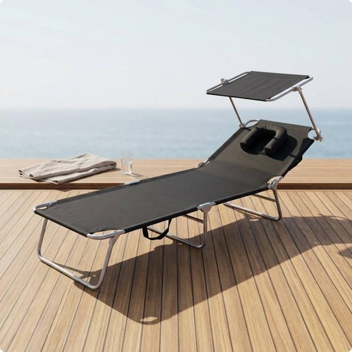 Chaise longue pliante transat - chaise,