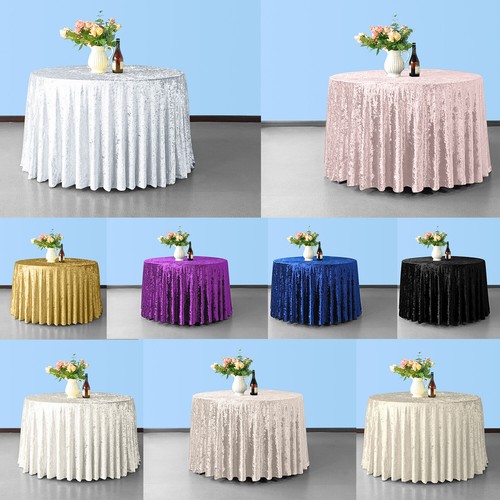Nappe ronde velours - ronde, crushed