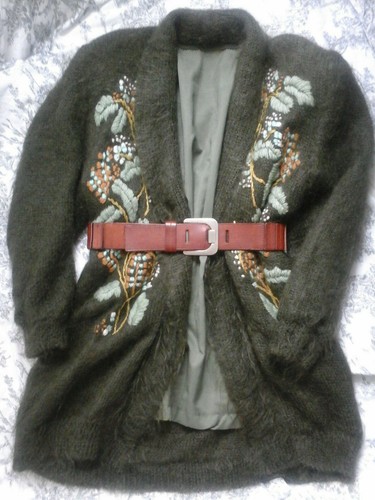 Ravissant gilet vintage mohair - ravissant,
