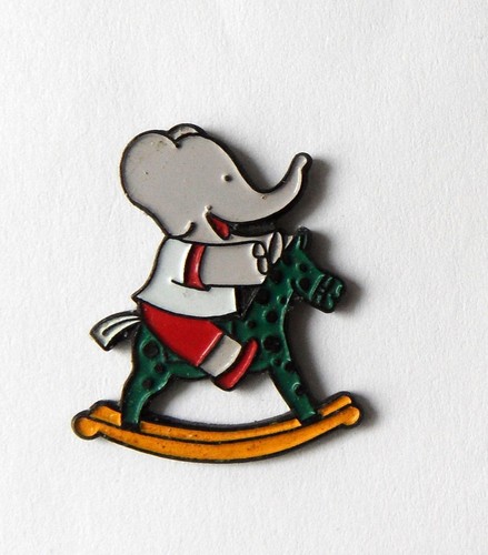 Pin babar cheval bascule - babar, à