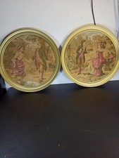 Deux Cadres Tapisserie /