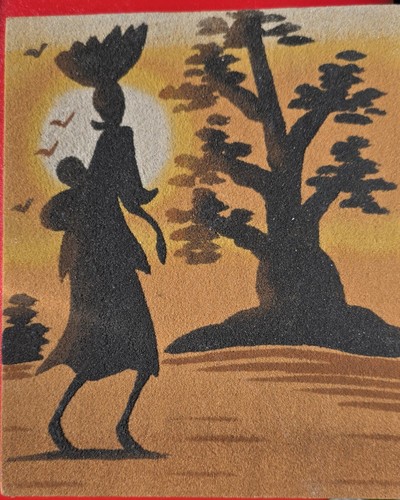 Tableau sable africain du - de,