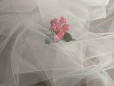 White Illusion Tulle 108"by