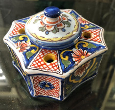 Joli petit encrier Faïence