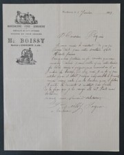 Invoice 1913 CORBERON MARECHALERIE FORGE BOISSY glossy 43