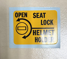 HONDA NS400R SEAT LOCK HELMET