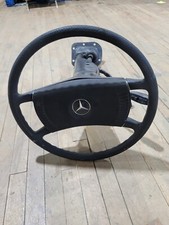 1974 Mercedes-Benz 240D Diesel Steering Wheel Column Black OEM Includes key