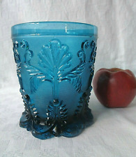 PORTIEUX NAPOLEON EMPIRE VASE DE COULEUR COLORE BLEU LE CREUSOT BACCARAT ST LOUI