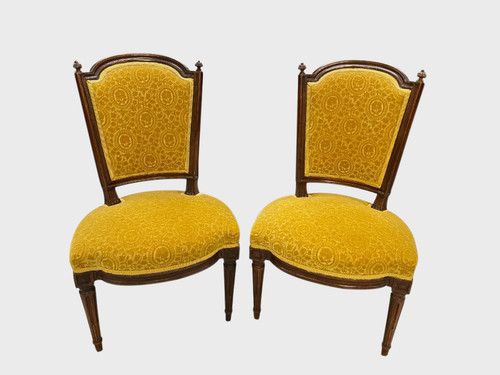 Paire chaises époque louis - paire,