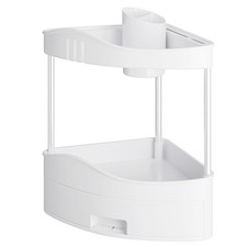 Etagère d'angle 2 étagères