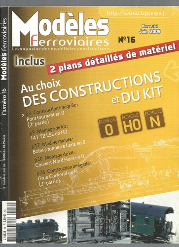 Modeles ferroviaires 16 - modeles, n°16