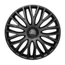 4 Alcar hubcaps wheel covers Milano dark for 17-inch steel rims QALWCMI17GR