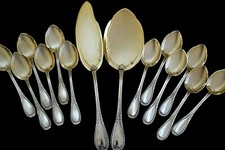 service à glace argent vermeil minerve perles Louis XVI lapparra