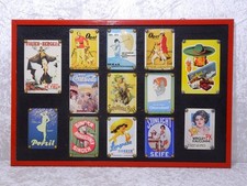 13 X Mini Plaque Métallique