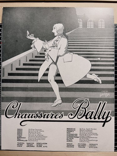 Publicité bally schue vintage - schue,