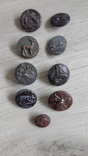 Lot boutons chasse - lot,