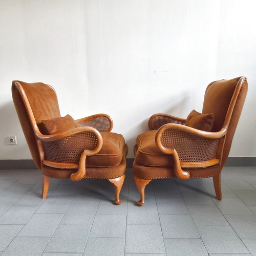 Paire fauteuils bergeres - de,