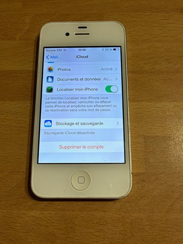 Apple iphone blanc - apple,