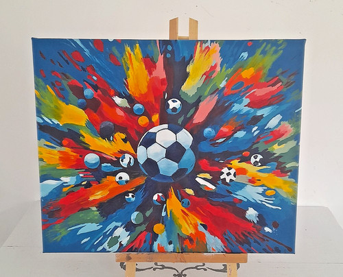Tableau ballon football
