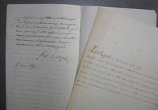 Lasteyrie signed.History of Painting on Glass Letter on Leisure.1851