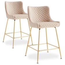 Lot de 2 Chaises de Bar Design