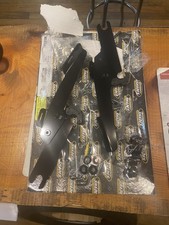 Memphis Shades Black Batwing Fairing Mount Kit fits 2004-2024 Harley Road King