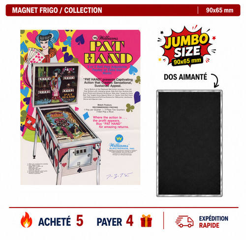 Magnet frigo pat - pat-hand, mm