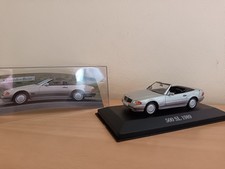 IXO 1/43 : VOITURE MERCEDES BENZ 500SL CABRIOLET 1989 EN BOITE D'ORIGINE.