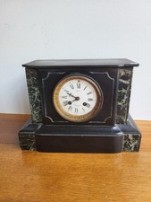 HORLOGE PENDULE EN MARBRE NOIR NAPOLEON II N° 15