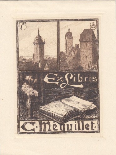 Exlibris livre art klischee - exlibris, d'art