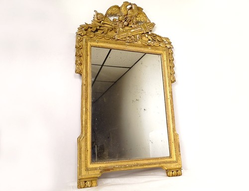 Grand miroir louis xvi bois - grand,