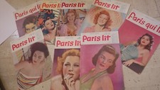 1948.lot de 8 revues Paris lit