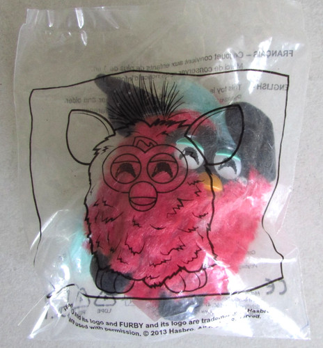 Mini peluche furby rouge - peluche,