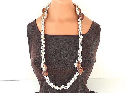 Collier coquillages - collier, de