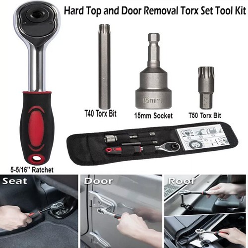 Hard top and door removal - top,