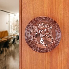 10.2cm Zinc Cheval Principal Porte Poignée Poignées pour Toutes Les Paquet De 1