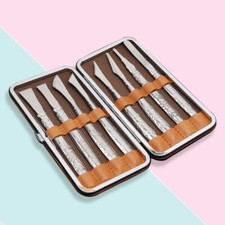 8Pcs Stainless Steel Foot Nail Pedicure Manicure Knife Clipper Kits Tools zy