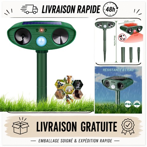 Répulsif ultrason chat - ultrason,